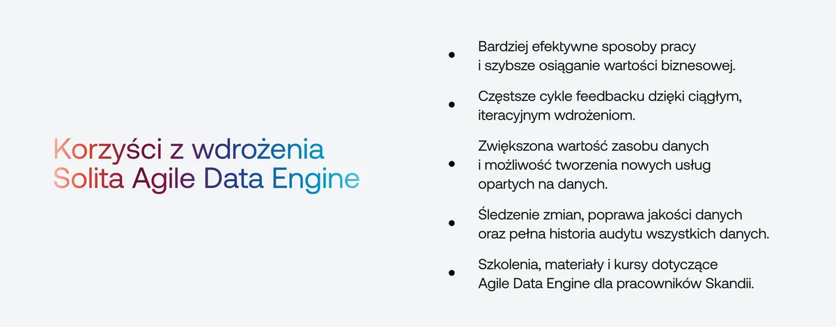 Case Study SKANDIA korzyści