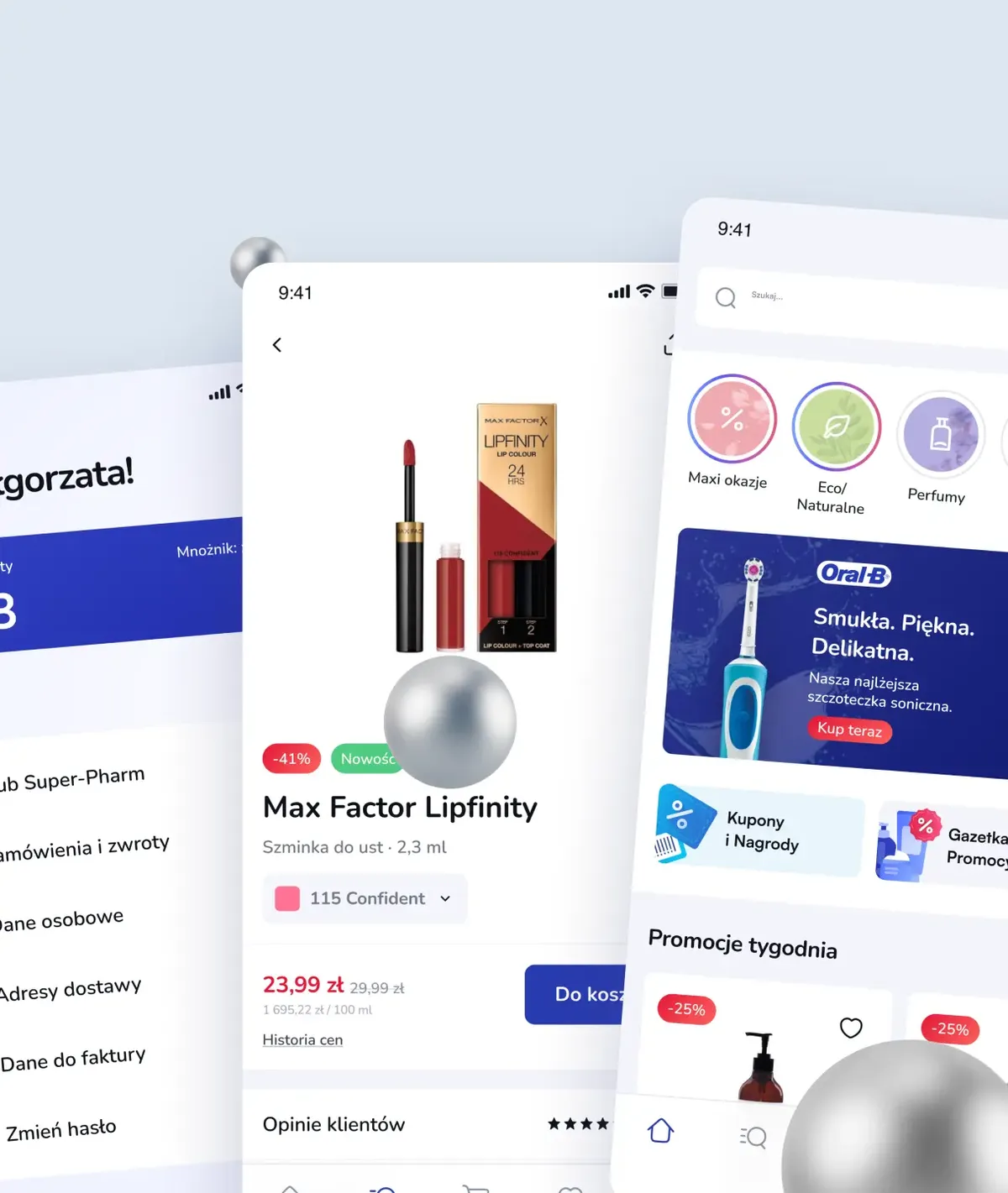 Design system and mobile app for Super-Pharm