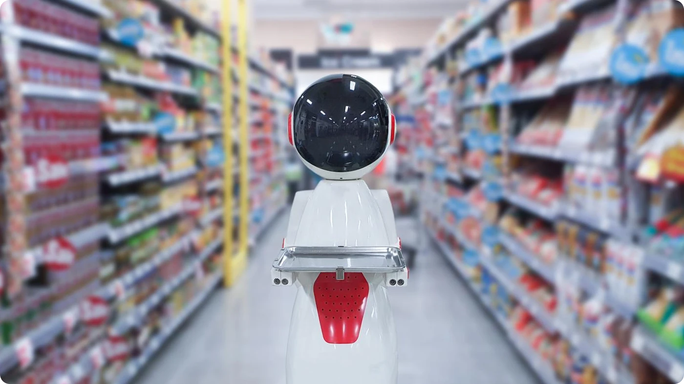 robot - grocery shopping